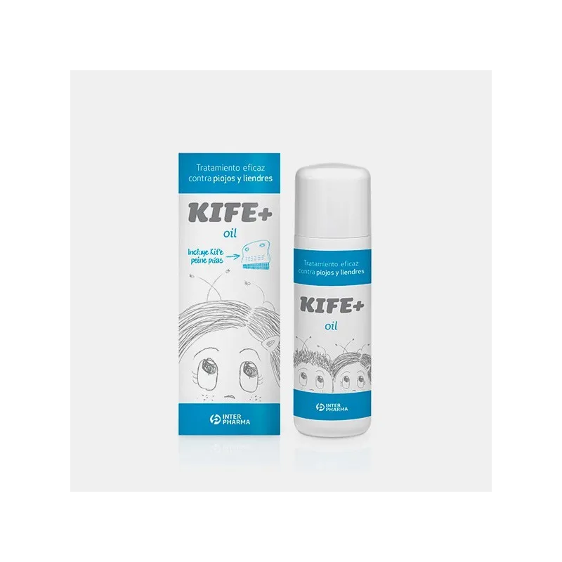Kife+ Oil Antipiojos 100 ml con lendrera.