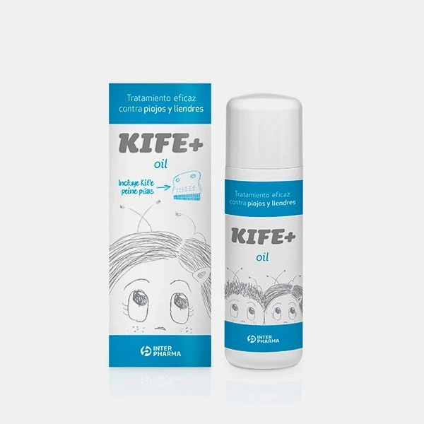 Kife+ Oil Antipiojos 100 ml con lendrera.