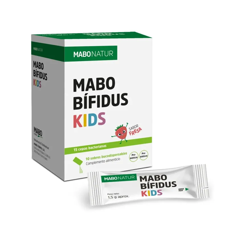 Mabobifidus KIDS, 10 sobres | Farmacia Barata
