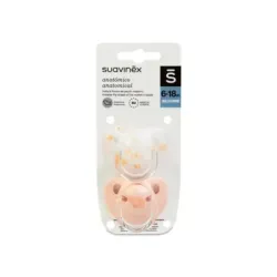 Suavinex Chupete Silicona Anatómico Clasico 6-18 meses, 2 unidades
