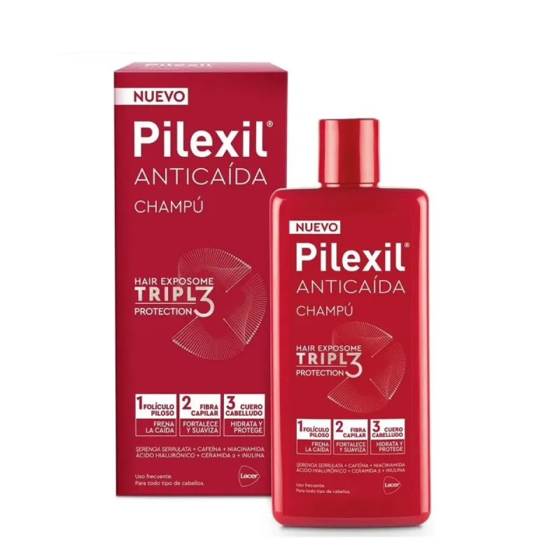 Pilexil Champú Anticaída Triple Protection 450 ml | Farmacia Barata