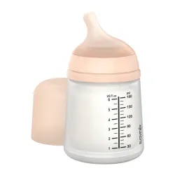 Suavinex Zero Biberon Anticólico Flujo A, 180ml.