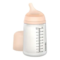 Suavinex Zero Biberon Anticólico Flujo M, 270ml.