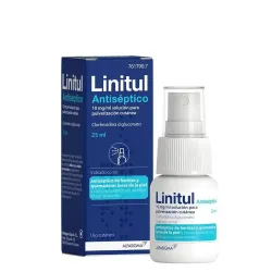 Linitul Antiséptico 10 mg/ml Solución para pulverización cutánea, 25 ml