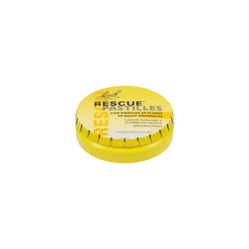 Bach Rescue Remedy pastillas naranja-sauco 50 g | Farmacia Barata