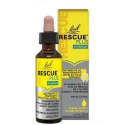 Bach Rescue Plus Vit Gotas, 20ml.
