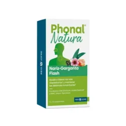 Phonal Natura Nariz-Garganta Flash, 15 comprimidos
