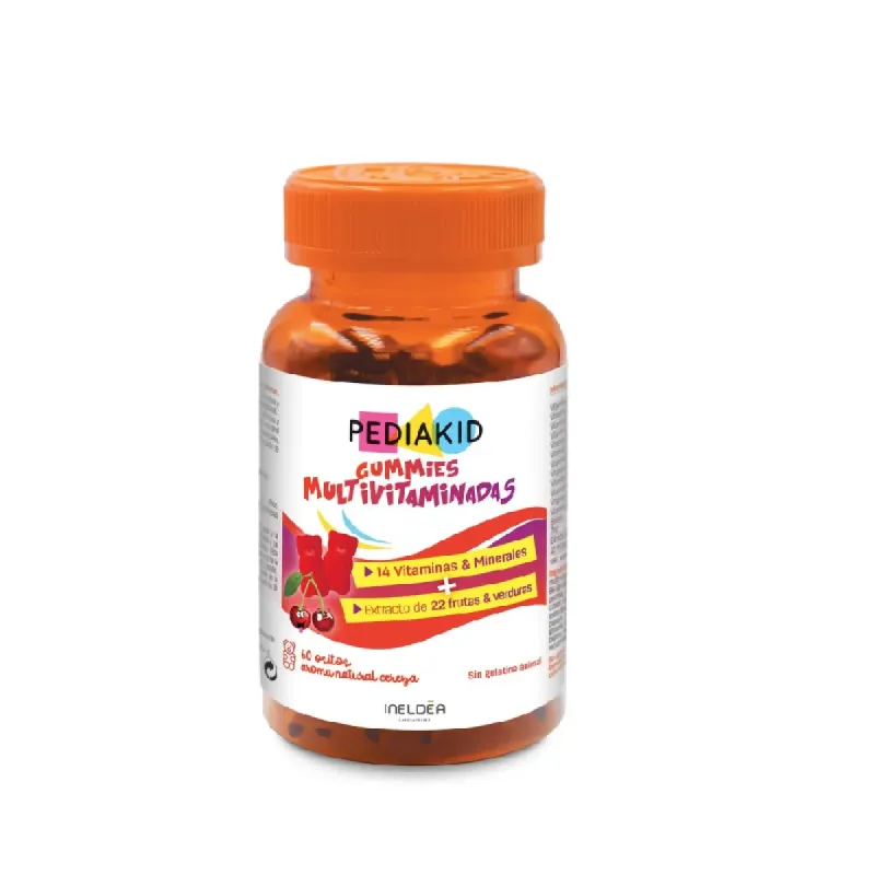 Pediakid Gominolas Multivitaminas 60 unidades | Farmacia Barata