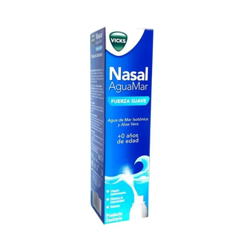 Vicks Nasal AguaMar Fuerza Suave 120 ml | Farmacia Barata Vicks Nasal AguaMar Fuerza Suave 120 ml | Farmacia Barata