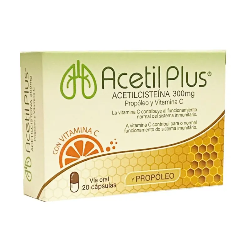 Acetil Plus 300 mg 20 cápsulas | Farmacia Barata