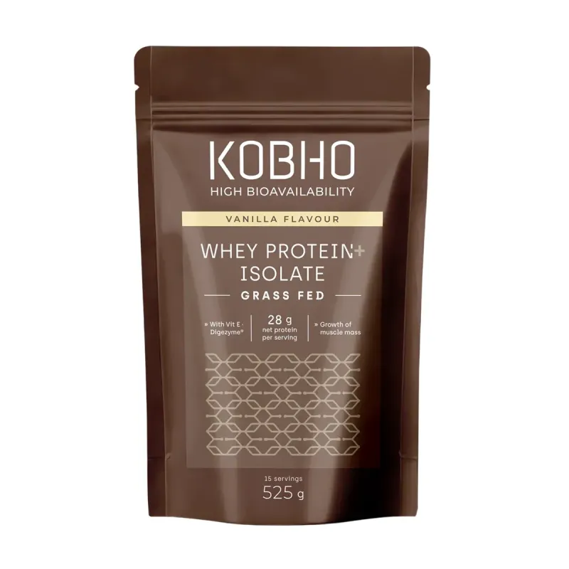 Kobho Proteína Whey Aislada Vainilla 525 g | Farmacia Barata
