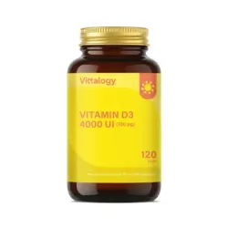 Vittalogy Vitamina D3, 120 cápsulas