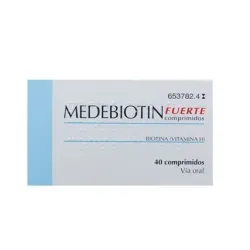 Medebiotin Fuerte, 40 comprimidos