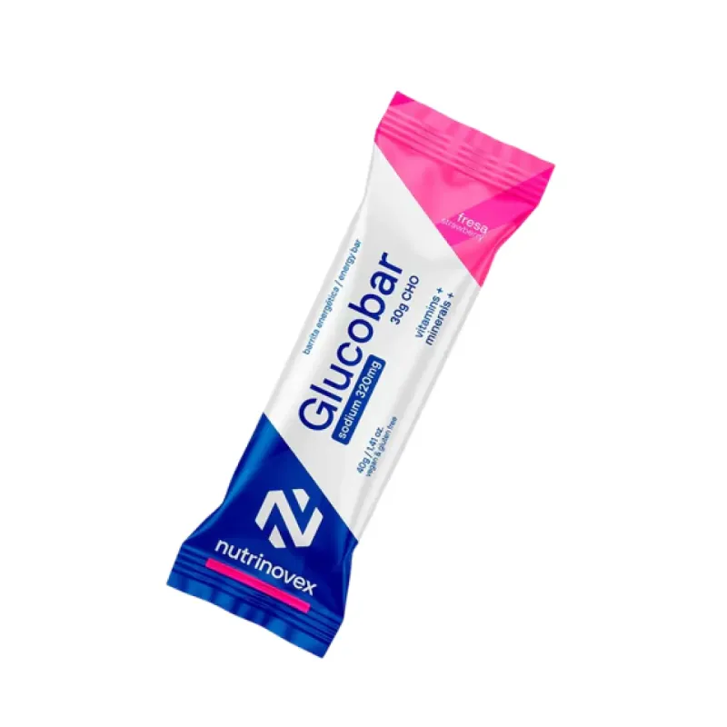 Glucobar Fresa (Sodio) 1 barrita 40g | Farmacia Barata