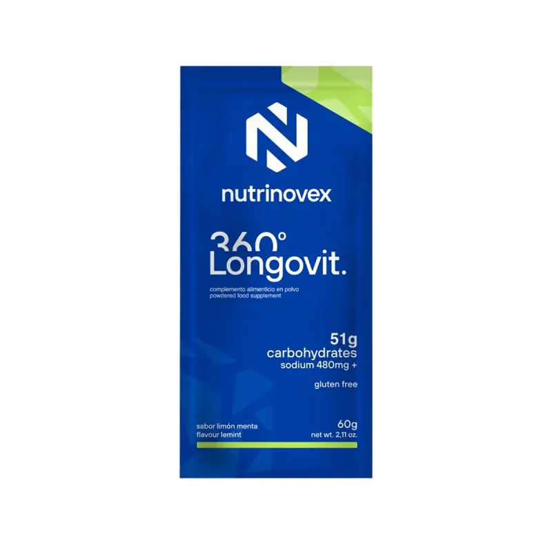 Longovit 360 Drink Limon Menta 1 sachet x 60g | Farmacia Barata