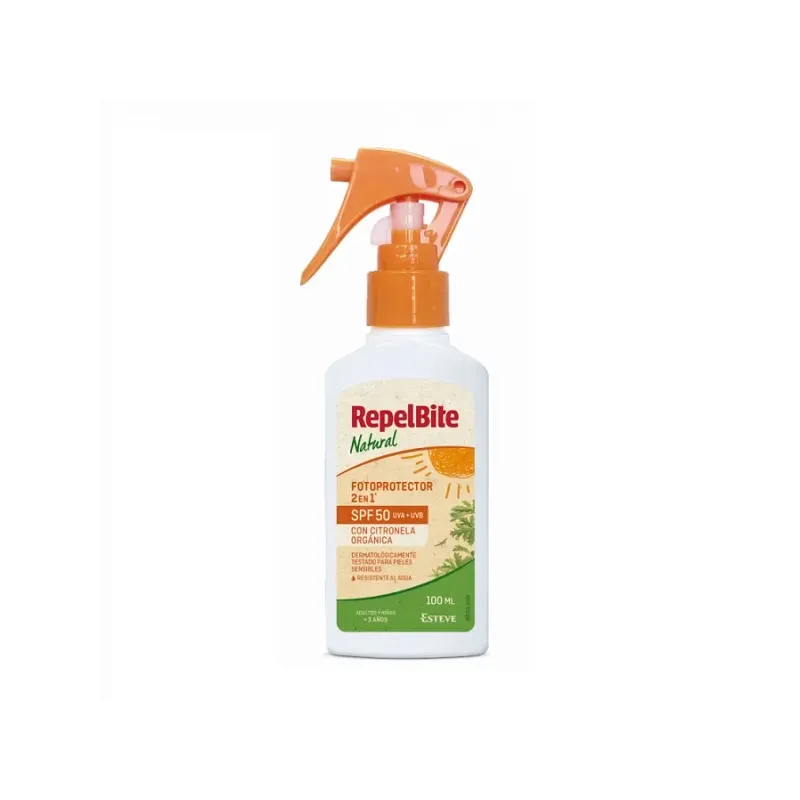 Repelbite Natural fotoprotector 2en1 SPF50, 100 ml Repelbite Natural fotoprotector 2en1 SPF50, 100 ml