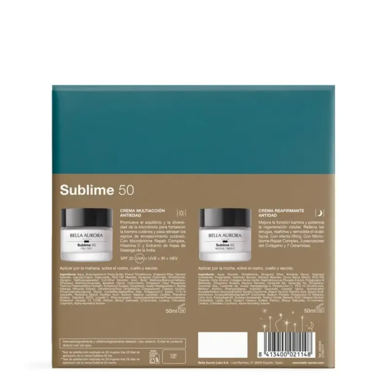 Bella Aurora Pack Sublime 50+ Día y Noche | Farmacia Barata Bella Aurora Pack Sublime 50+ Día y Noche | Farmacia Barata