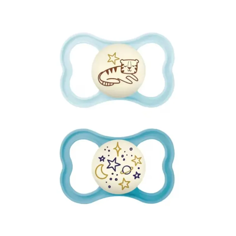 MAM Chupete Silicona Supreme Night Azul +16M, 2 unidades MAM Chupete Silicona Supreme Night Azul +16M, 2 unidades