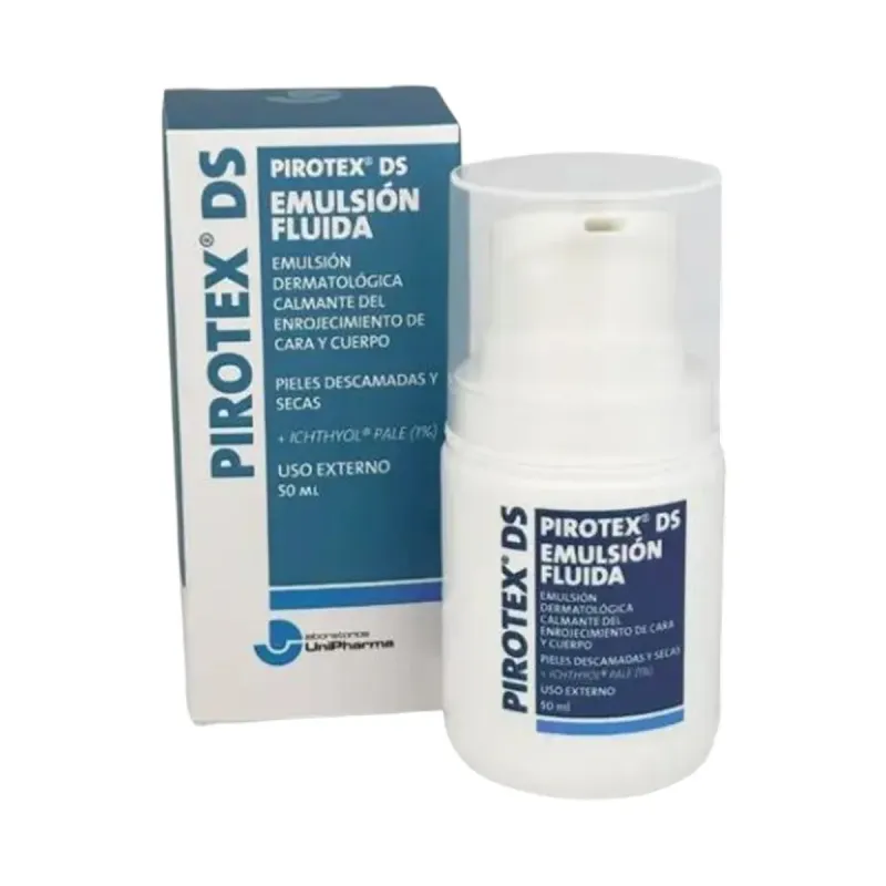 Unipharma Pirotex Ds Emulsion Fluida, 50 ml | Farmacia Barata Unipharma Pirotex Ds Emulsion Fluida, 50 ml | Farmacia Barata