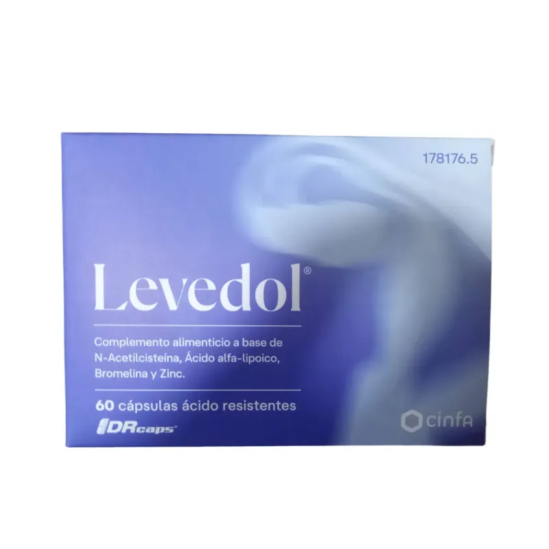 Levedol, 60 Cápsulas | Farmacia Barata Levedol, 60 Cápsulas | Farmacia Barata