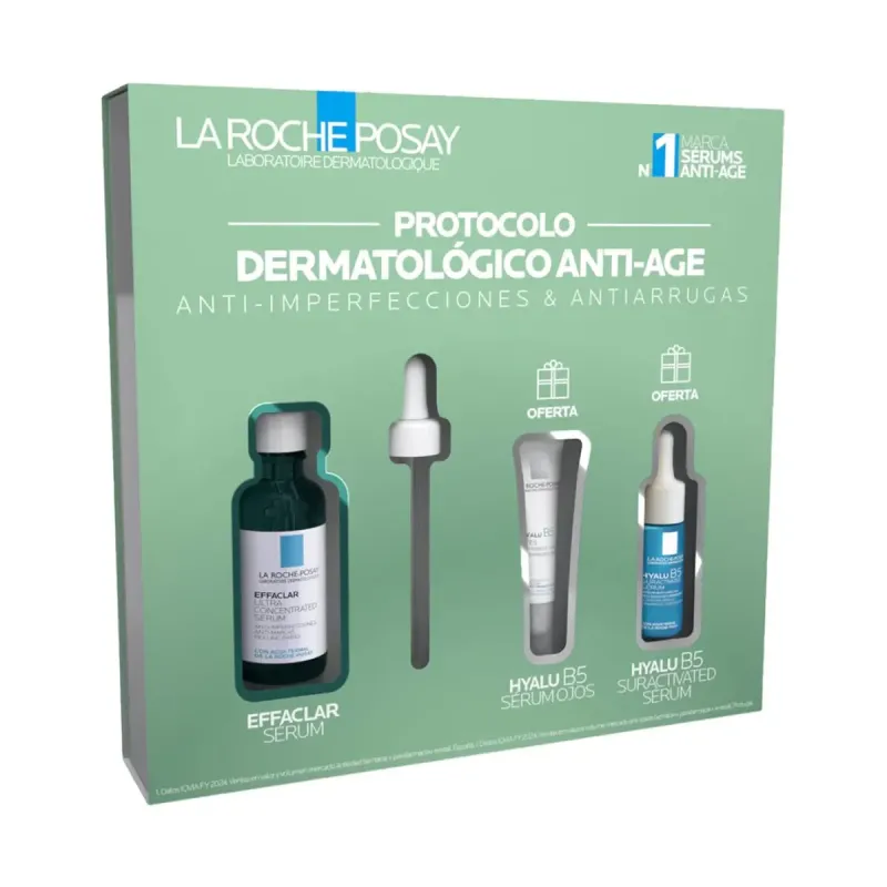 La Roche Posay Effaclar Serum, 30 ml + Regalo Haylu B5 sérum de ojos + Hyalu B5 Surcativated Serum La Roche Posay Effaclar Serum, 30 ml + Regalo Haylu B5 sérum de ojos + Hyalu B5 Surcativated Serum