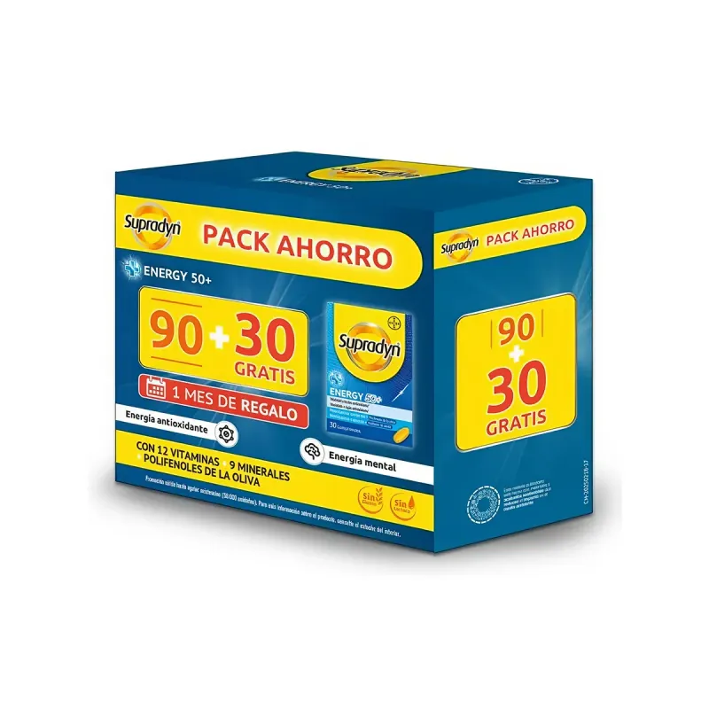 Supradyn Energy 50+ Pack Promocional | Farmacia Barata Supradyn Energy 50+ Pack Promocional | Farmacia Barata