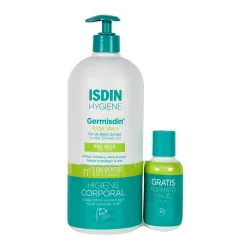 Germisdin Piel Seca gel de baño, 1L + Formato viaje, 100 ml