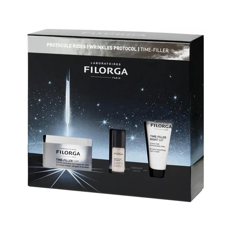 Filorga Time-Filler 5 XP Crema 50 ml + Sérum 5 ml + Crema de Noche 14 ml | Farmacia Barata Filorga Time-Filler 5 XP Crema 50 ml + Sérum 5 ml + Crema de Noche 14 ml | Farmacia Barata