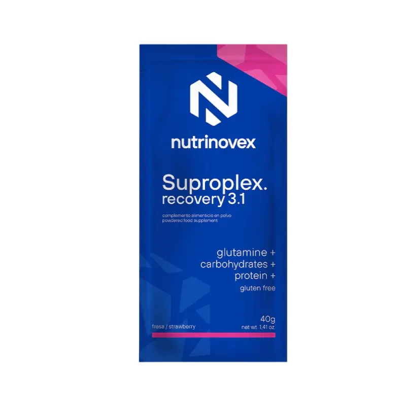 Suproplex Recovery 3.1 Fresa 1 sachet x 40g | Farmacia Barata Suproplex Recovery 3.1 Fresa 1 sachet x 40g | Farmacia Barata