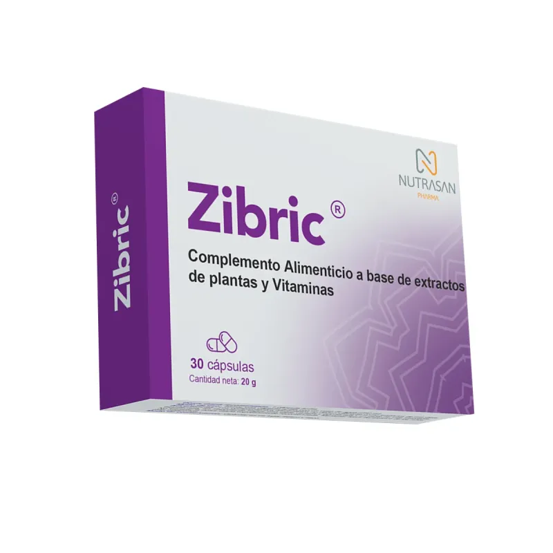 Zibric 30 cápsulas | Farmacia Barata