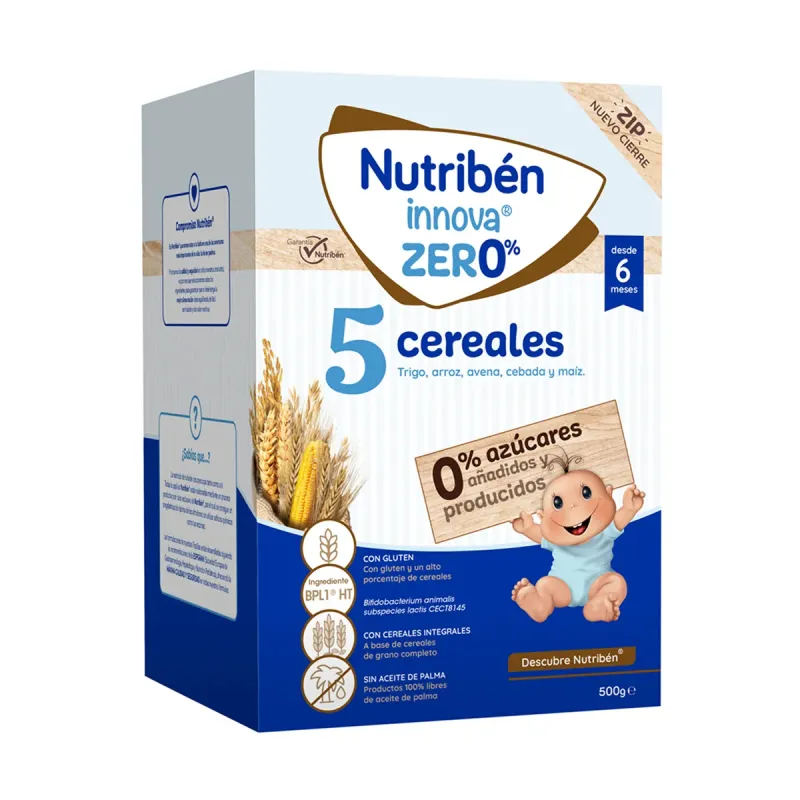 Nutribén Innova 5 Cereales 0% 500 g | Farmacia Barata Nutribén Innova 5 Cereales 0% 500 g | Farmacia Barata