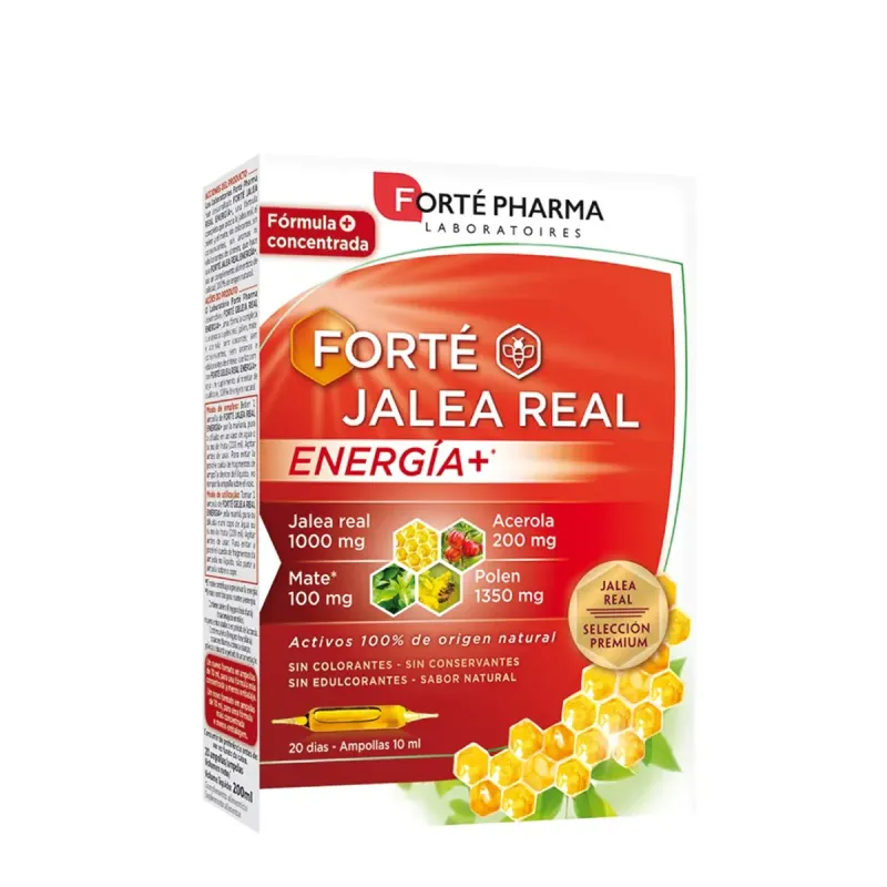 Forté Pharma Jalea Real Energía+ 20 ampollas | Farmacia Barata Forté Pharma Jalea Real Energía+ 20 ampollas | Farmacia Barata