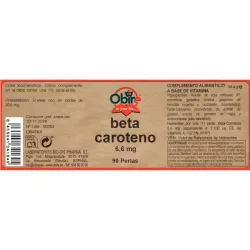 Obire Beta-Caroteno 90 perlas | Farmacia Barata
