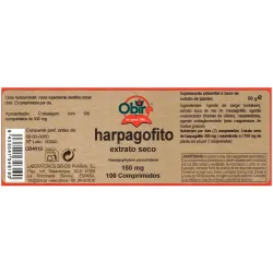 Obire Harpagofito 150 mg, (Extracto seco) 100 comprimidos