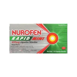 Nurofen Rapid Mini 400mg, 10 cápsulas
