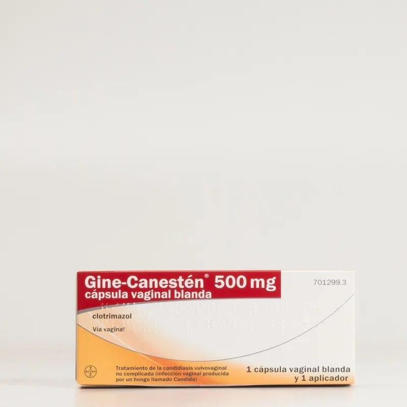 Gine-Canestén 500mg 1 cápsula blanda y aplicador Gine-Canestén 500mg 1 cápsula blanda y aplicador