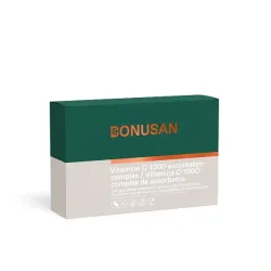 Bonusan Vitamina C-1000 complejo de ascorbatos, 30 comprimidos