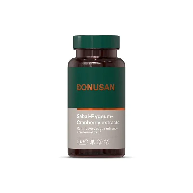 Bonusan Sabal-Pygeum-Cranberry extracto, 60 cápsulas | Farmacia Barata Bonusan Sabal-Pygeum-Cranberry extracto, 60 cápsulas | Farmacia Barata
