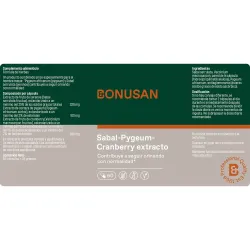 Bonusan Sabal-Pygeum-Cranberry extracto, 60 cápsulas Bonusan Sabal-Pygeum-Cranberry extracto, 60 cápsulas