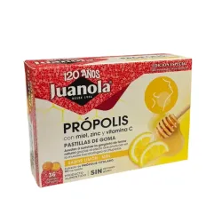 Juanola Própolis Limón Miel, 36 pastillas