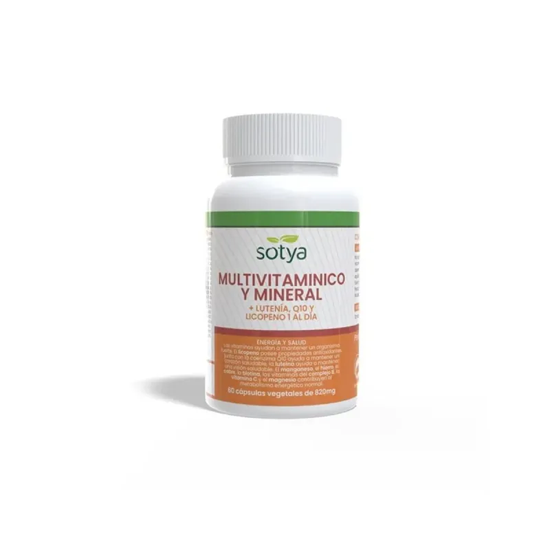 Sotya Multivitamínico y Mineral 60 cápsulas | Farmacia Barata