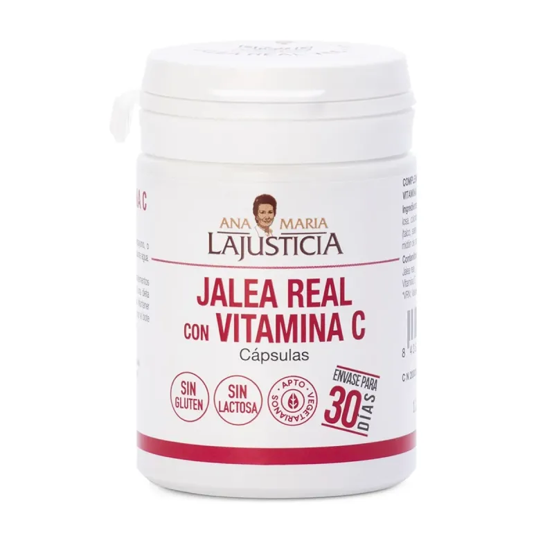 Ana María Lajusticia Jalea Real con Vitamina C 60 cápsulas | Farmacia Barata