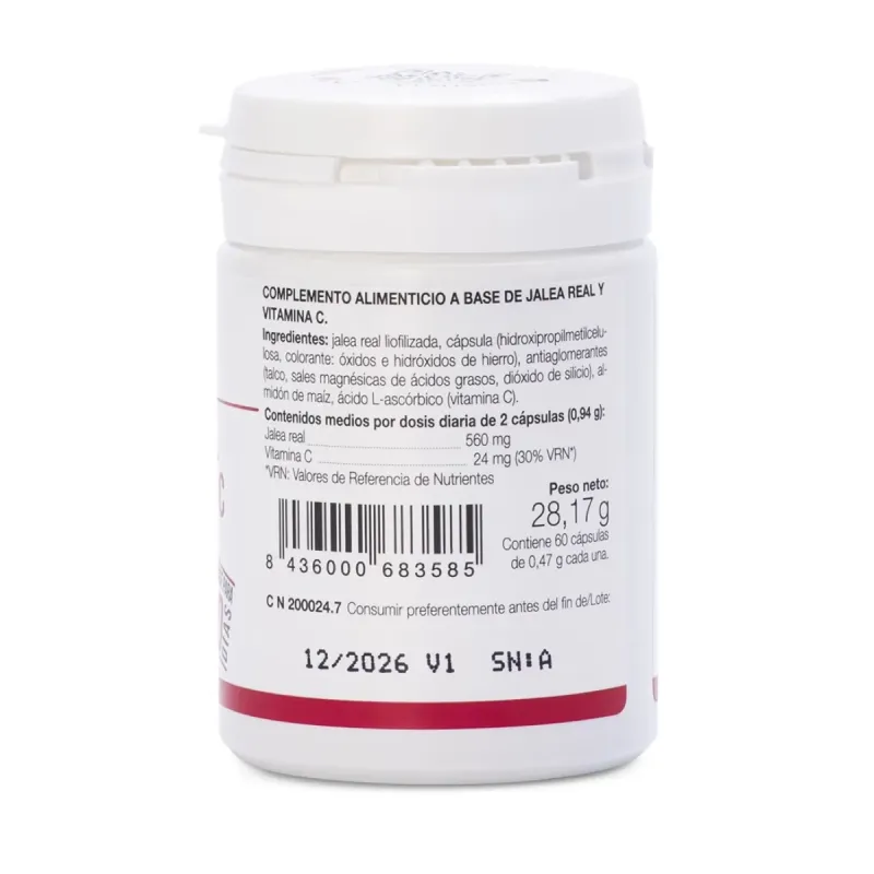 Ana María Lajusticia Jalea Real con Vitamina C 60 cápsulas | Farmacia Barata