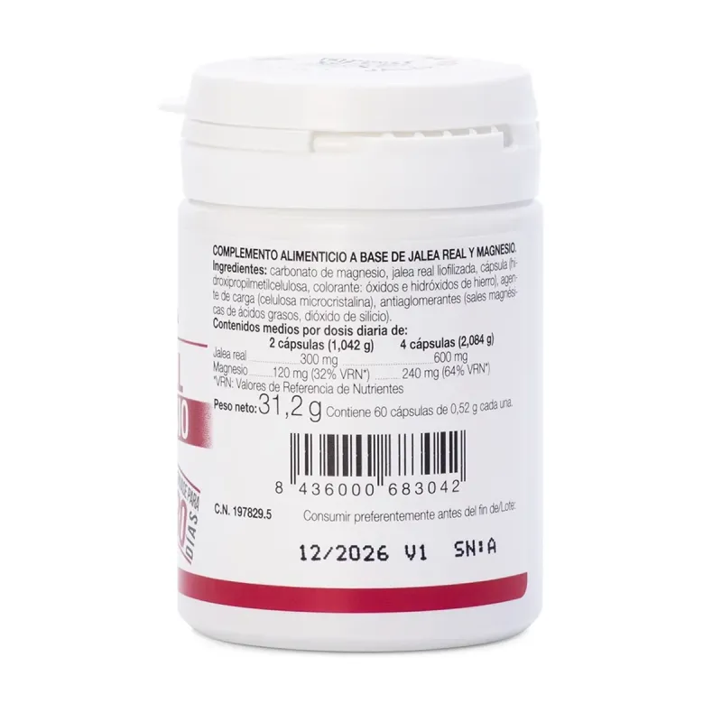 Ana María Lajusticia Jalea Real con Magnesio 60 cápsulas | Farmacia Barata Ana María Lajusticia Jalea Real con Magnesio 60 cápsulas | Farmacia Barata