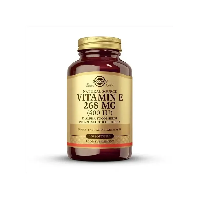 Solgar Vit E 400 UI, 100 Caps. Veg. | Farmacia Barata Solgar Vit E 400 UI, 100 Caps. Veg. | Farmacia Barata