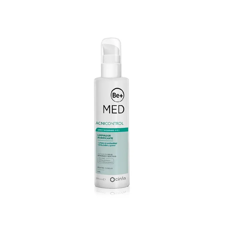 BE+ Med Acnicontrol Limpiador Purificante, 400 ml