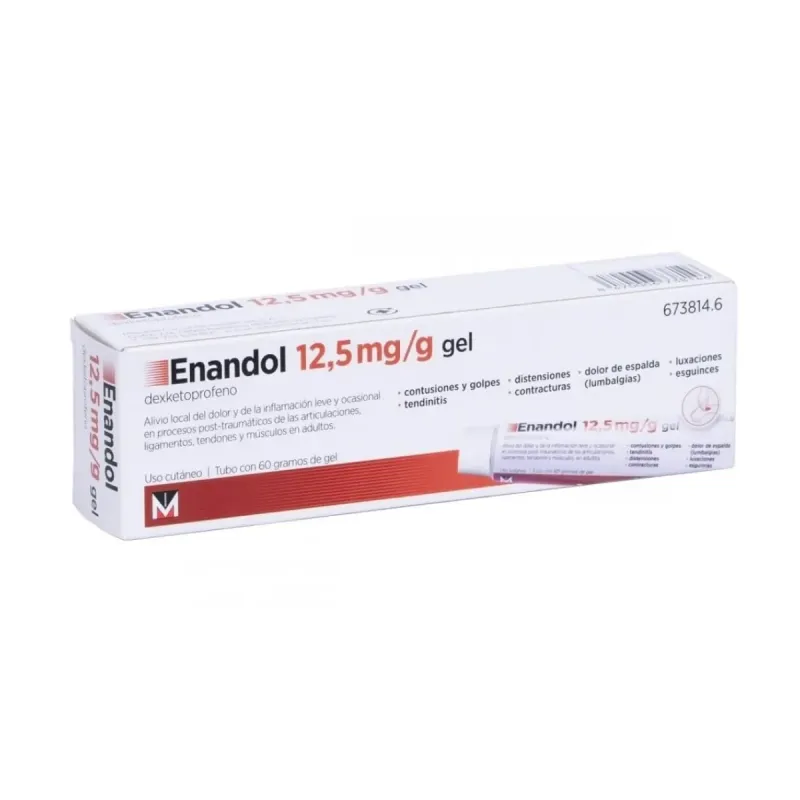Enandol 12,5mg/g Gel Cutáneo, 60g Enandol 12,5mg/g Gel Cutáneo, 60g