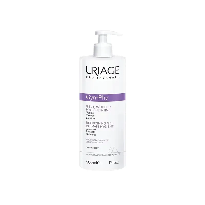 Uriage Gyn-phy Gel Refrescante Higiene Íntima, 500 ml