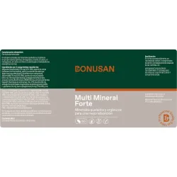 Bonusan Multi Mineral Forte, 60 comprimidos etiqueta