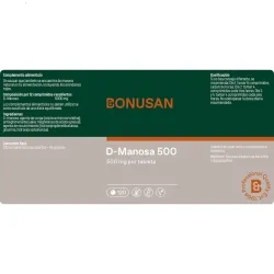 Bonusan D-Manosa 500, 120 comprimidos| Farmacia Barata